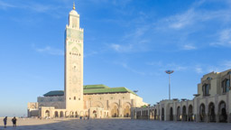 Moschee Hassan II. - mit dem 210 m hohen Minarett