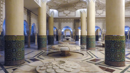 die Moschee Hassan II. ist das fünftgrößte muslimische Gotteshaus der Welt